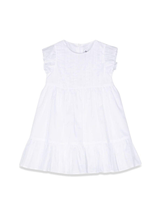 IL GUFO WHITE M/SHORT DRESS