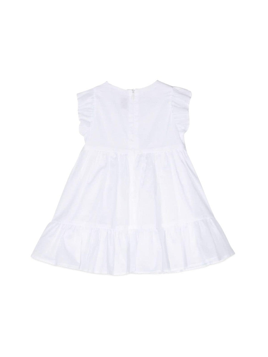 IL GUFO WHITE M/SHORT DRESS