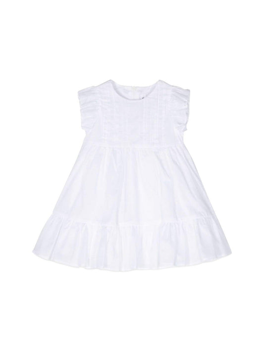 IL GUFO WHITE M/SHORT DRESS