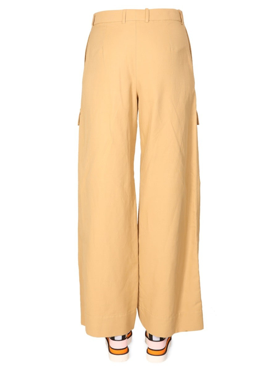 stella mccartney WIDE LEG CARGO PANTS