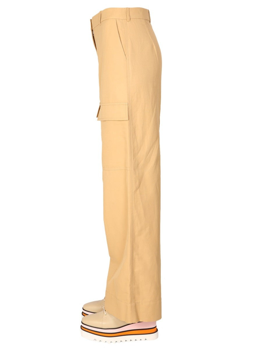 stella mccartney WIDE LEG CARGO PANTS