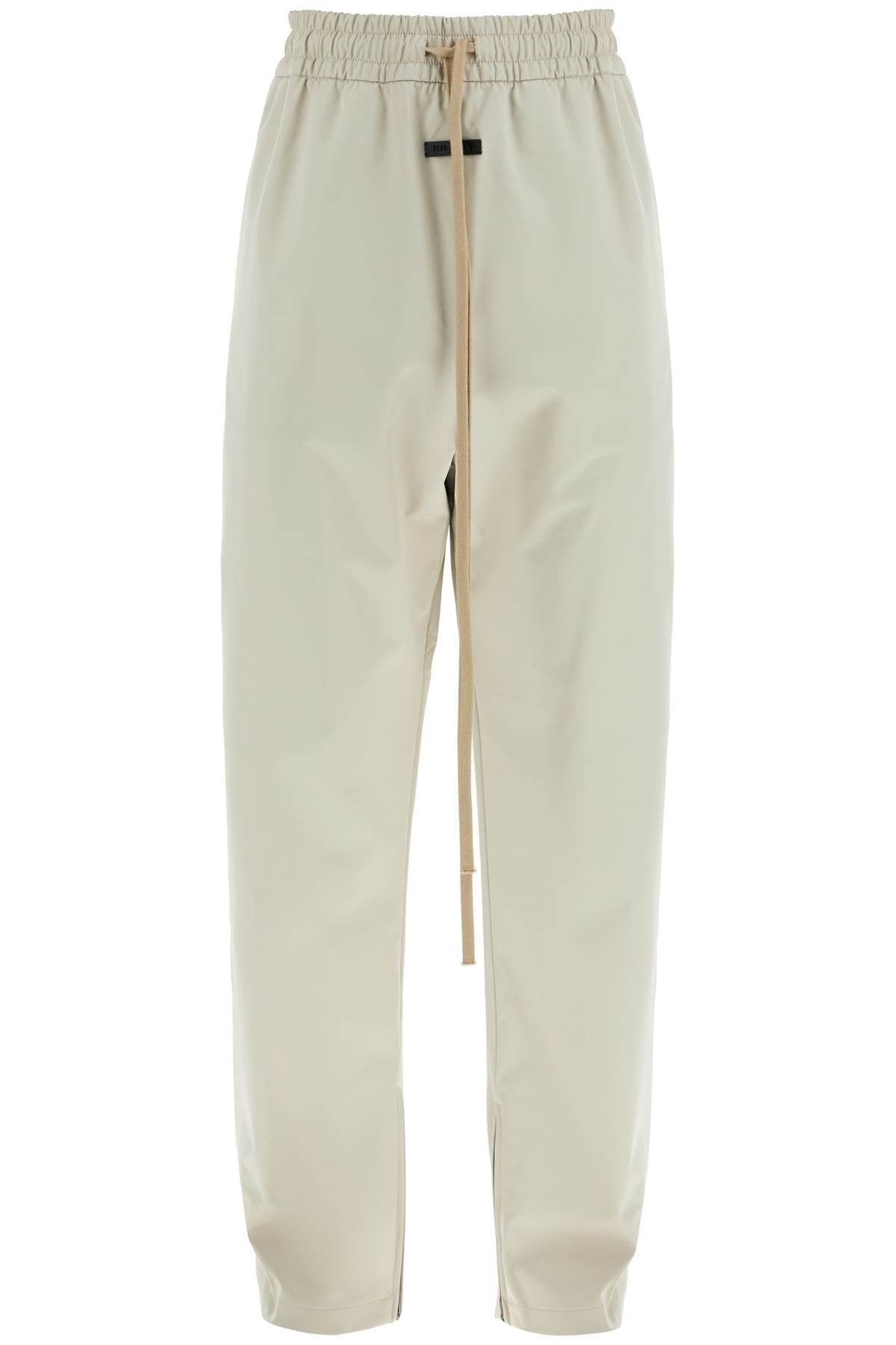 FEAR OF GOD wide leg nylon track pants in cement