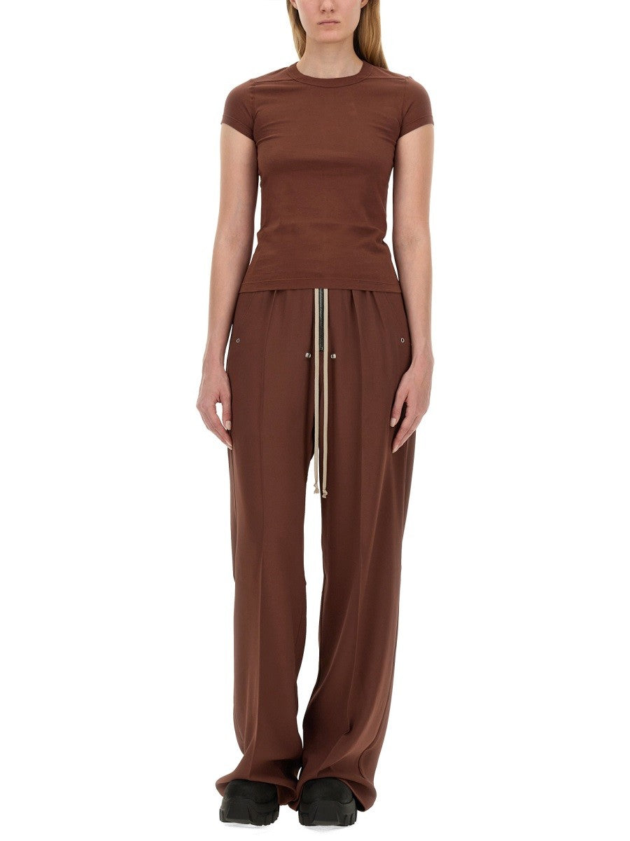 RICK OWENS WIDE LEG PANTS