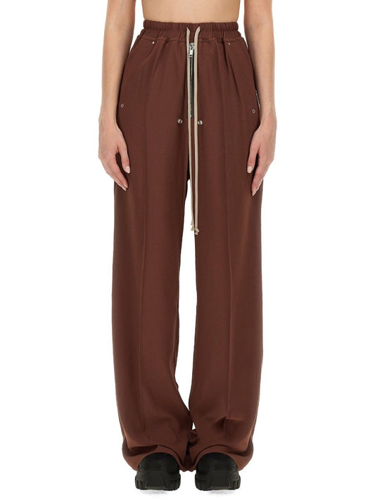 RICK OWENS WIDE LEG PANTS