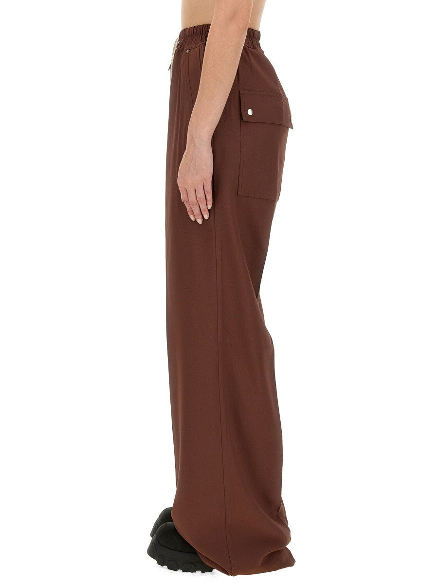 RICK OWENS WIDE LEG PANTS