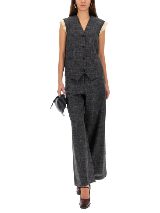 ALYSI WIDE PANTS "GRIT"