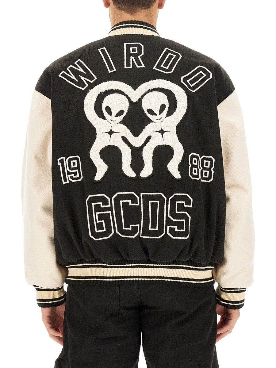 gcds WIRDO VARSITY BOMBER JACKET