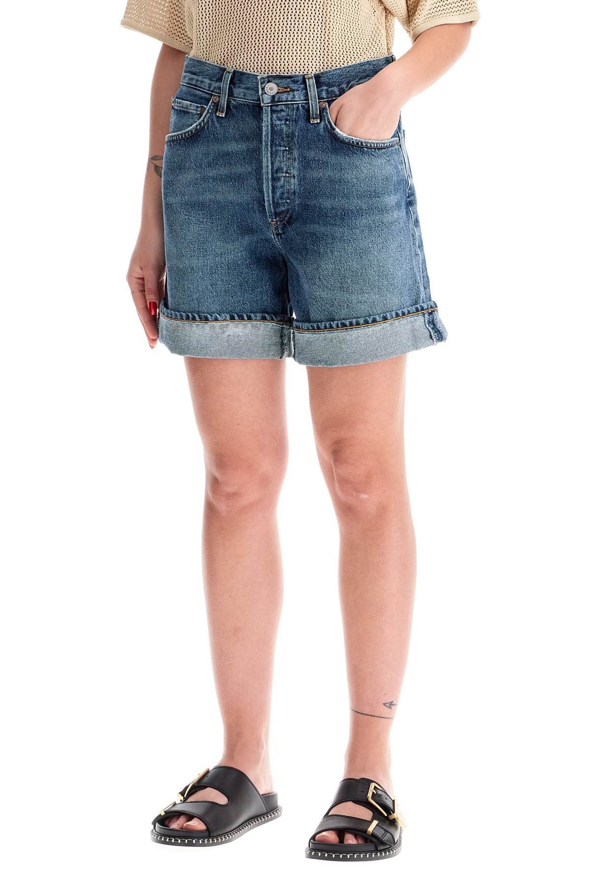 AGOLDE women's denim shorts for