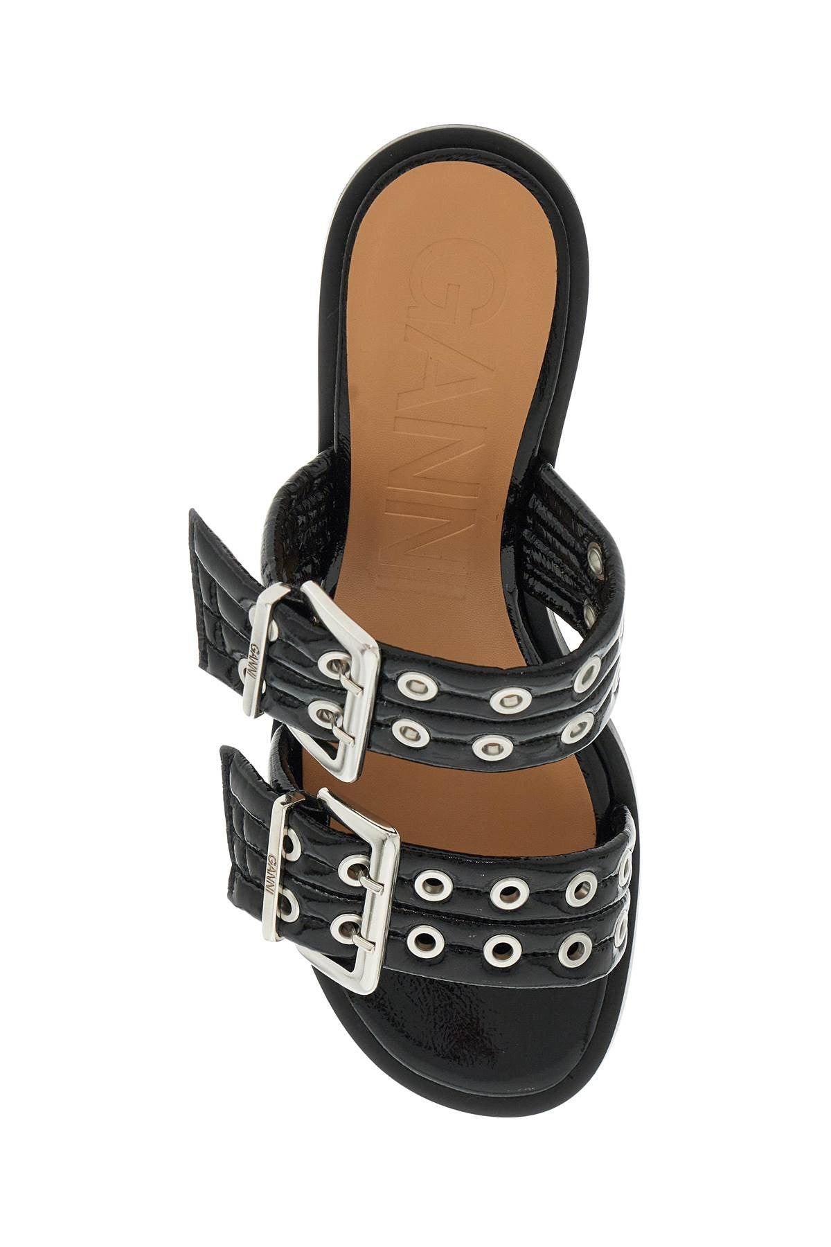 GANNI "women's patent buckle m