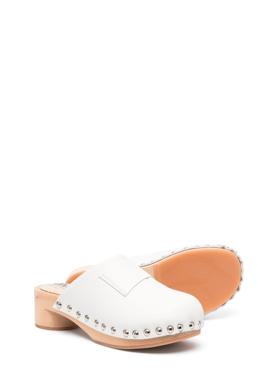 MM6 MAISON MARGIELA wooden closed toe clogs