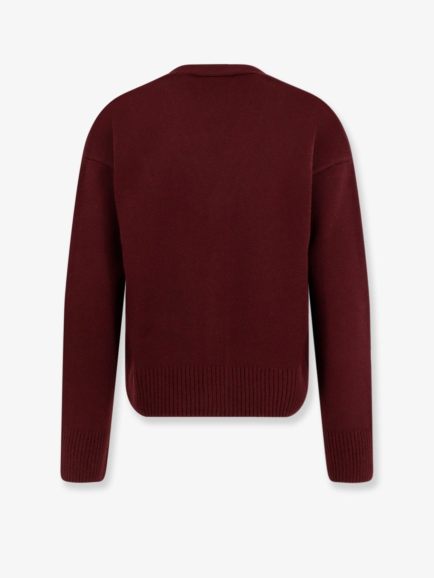 AMI PARIS Wool and cashmere cardigan
