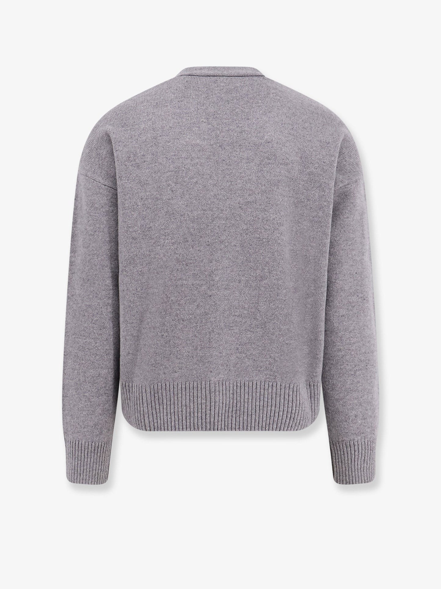 AMI PARIS Wool and cashmere cardigan