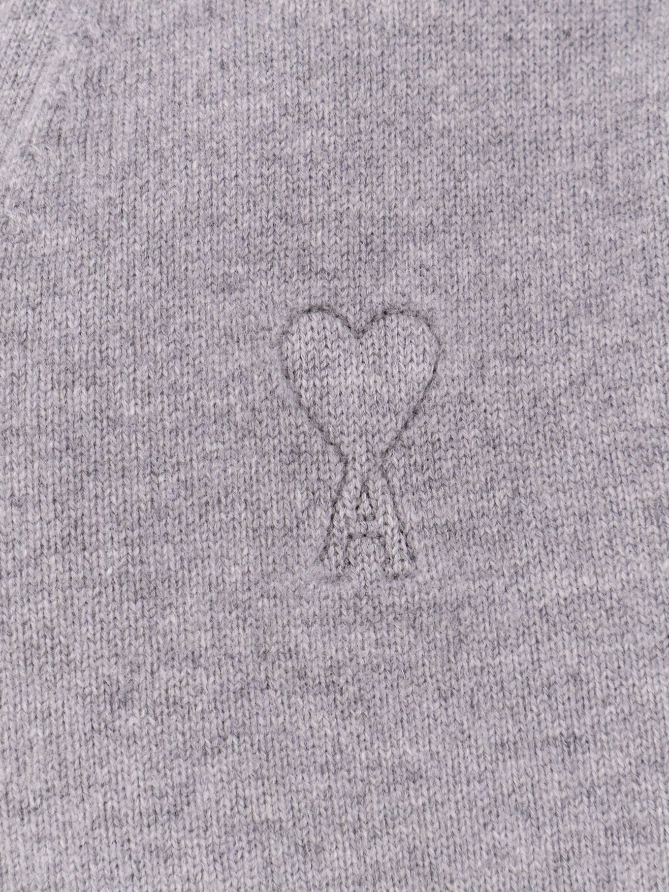 AMI PARIS Wool and cashmere cardigan