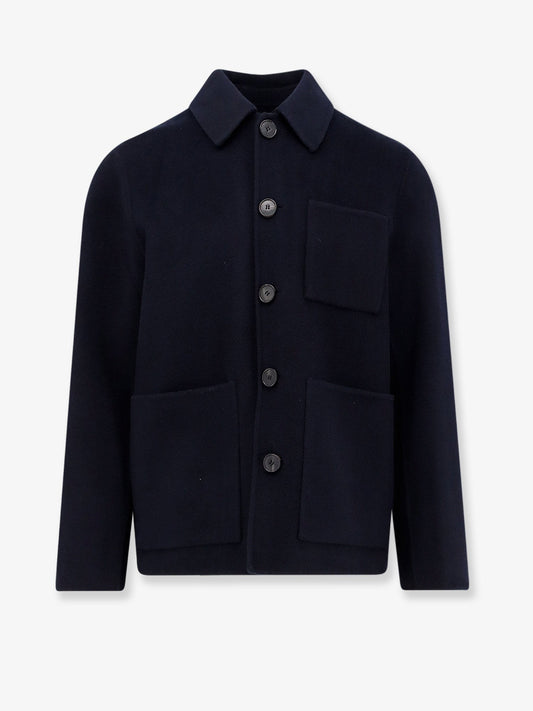 AMARANTO Wool and cashmere coat