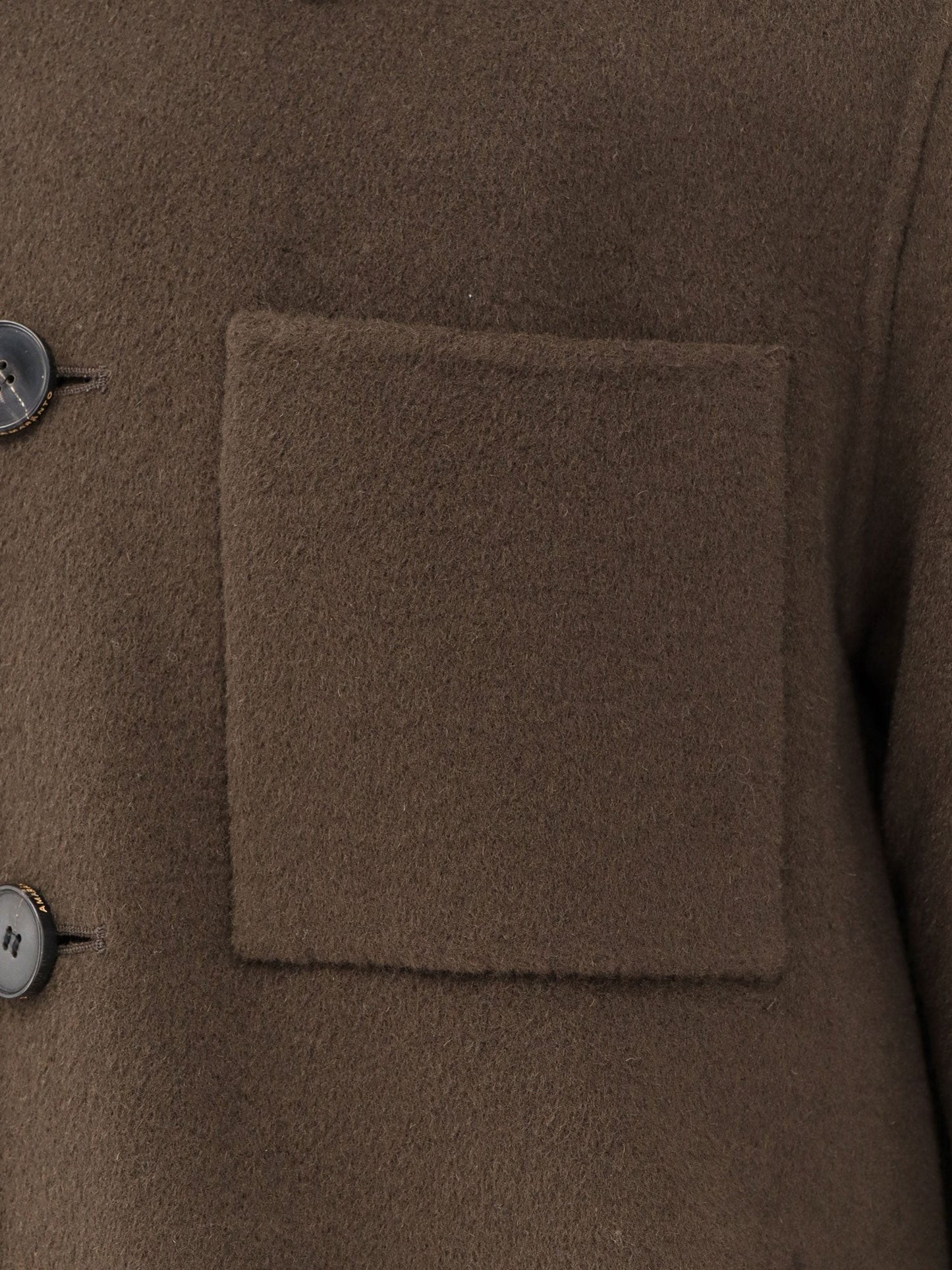AMARANTO Wool and cashmere coat