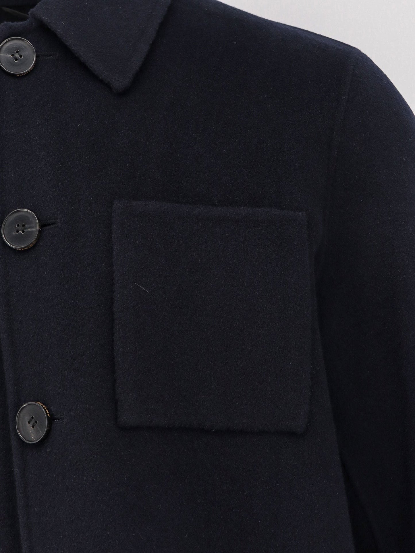 AMARANTO Wool and cashmere coat