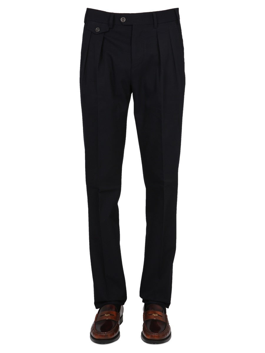 Lardini WOOL AND COTTON PANTS