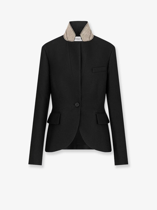Dior Wool and silk grain de poudre blazer