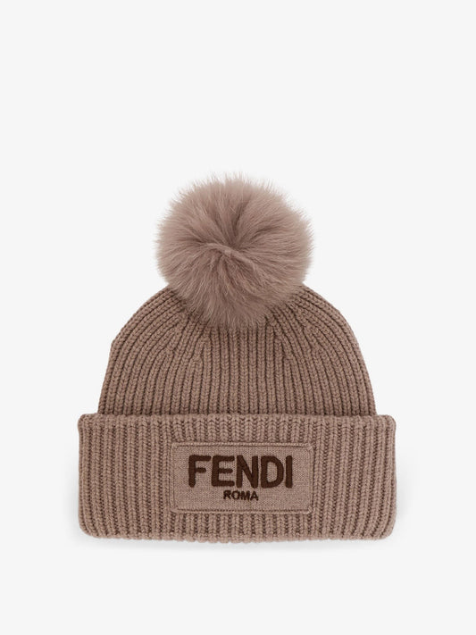 Fendi Wool beanie hat