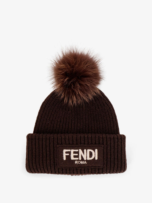 Fendi Wool beanie hat