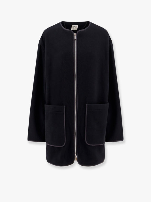 TOTEME Wool blend coat with lateral slits