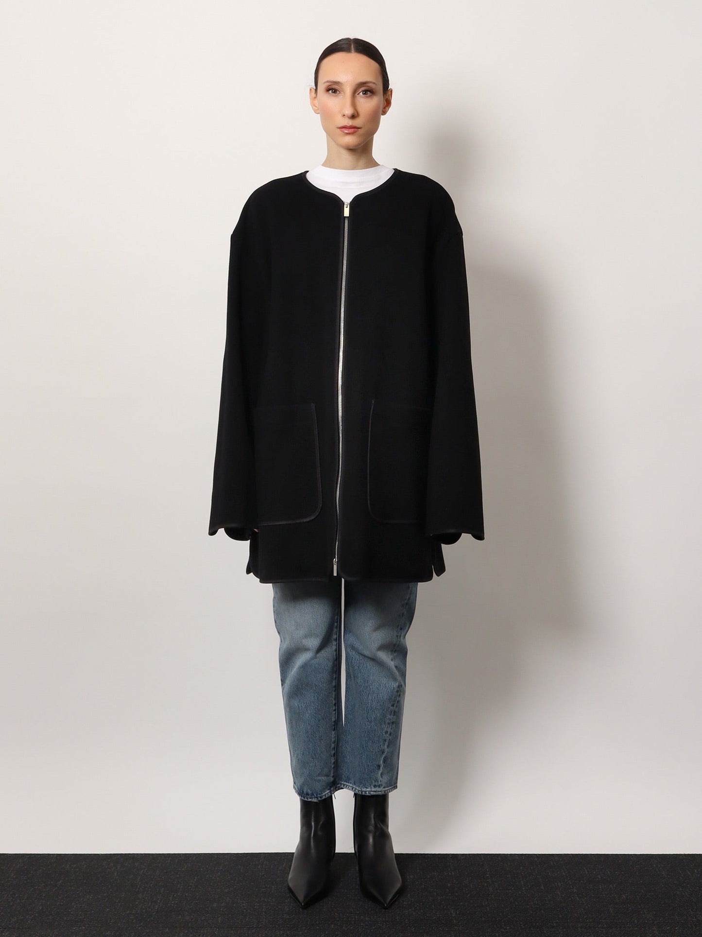 TOTEME Wool blend coat with lateral slits