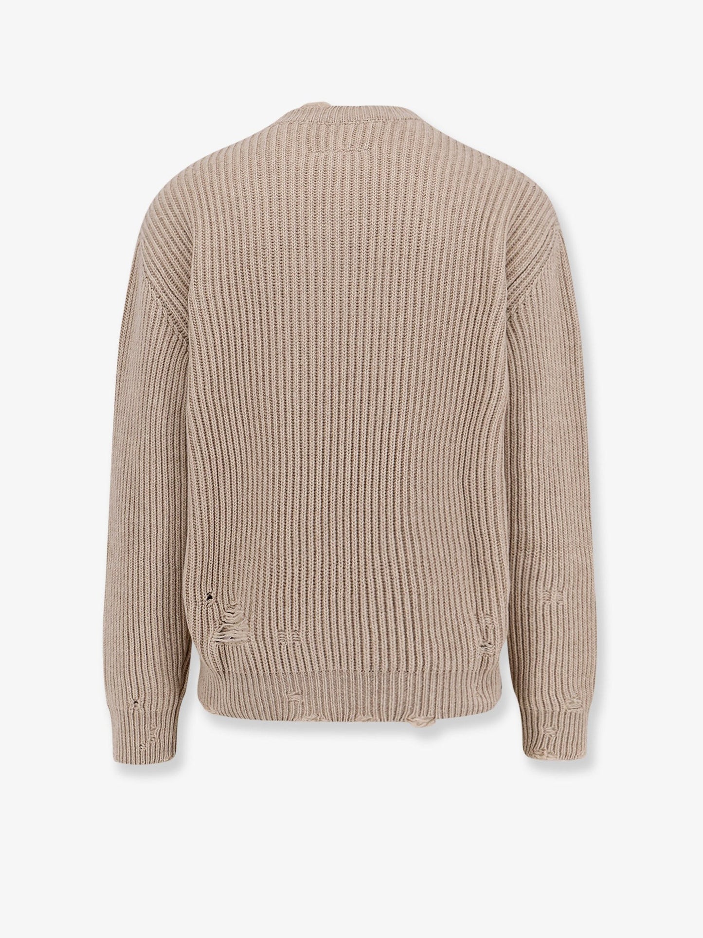 MM6 MAISON MARGIELA Wool blend sweater with distressed effect