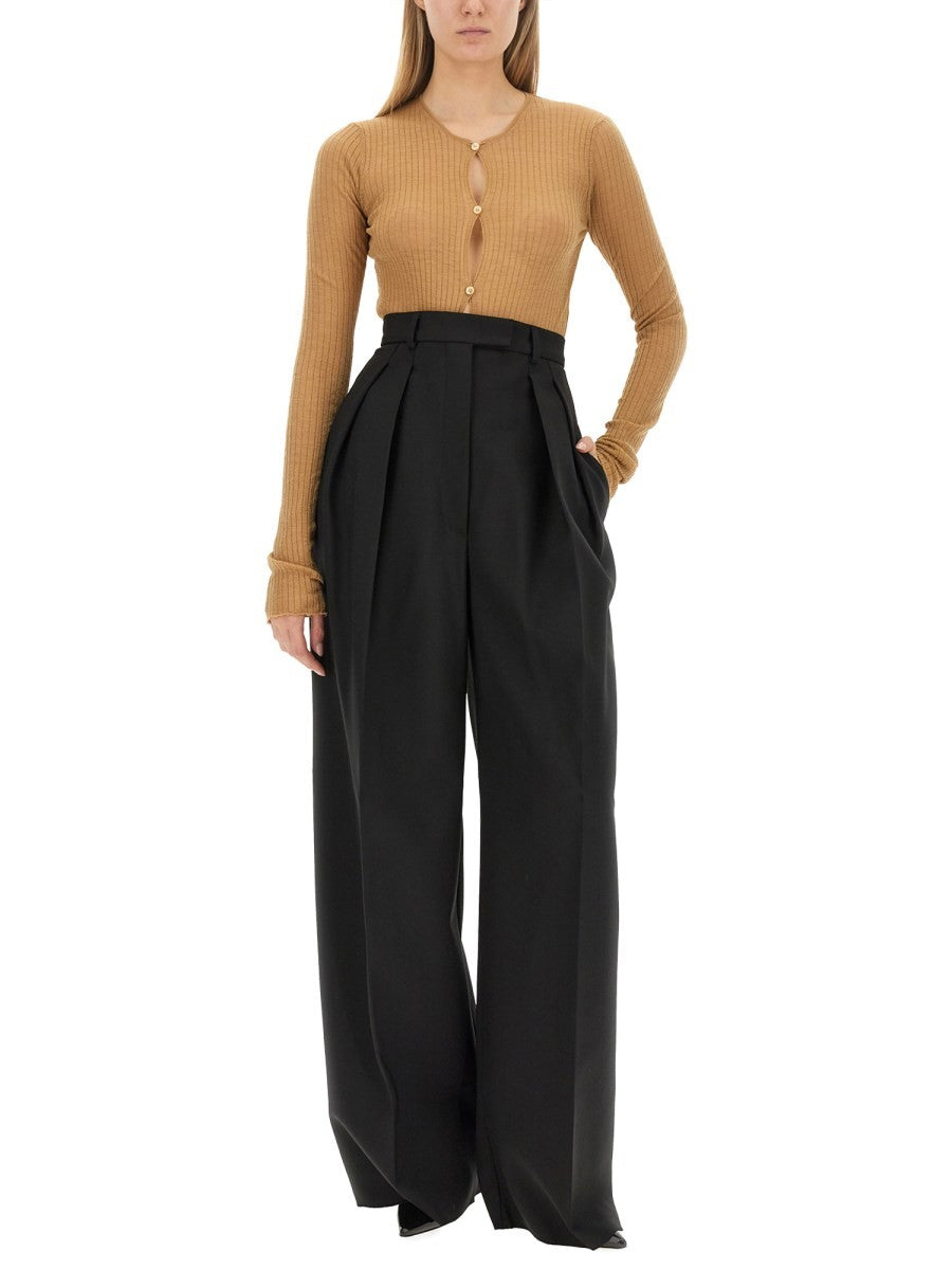 Sportmax WOOL BLEND WIDE PANTS