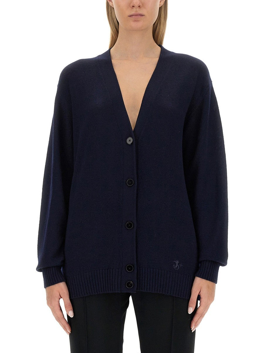 JIL SANDER WOOL CARDIGAN