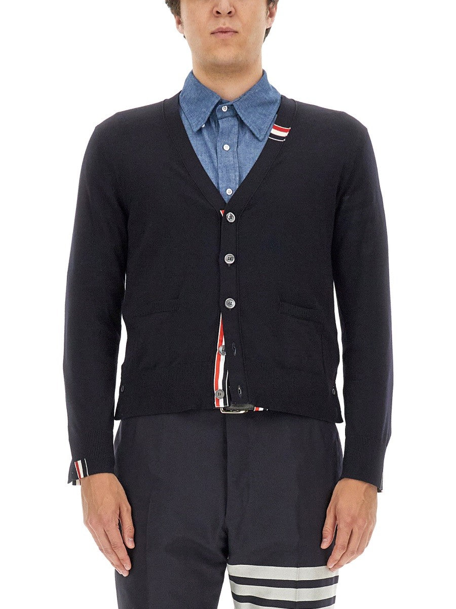 THOM BROWNE WOOL CARDIGAN