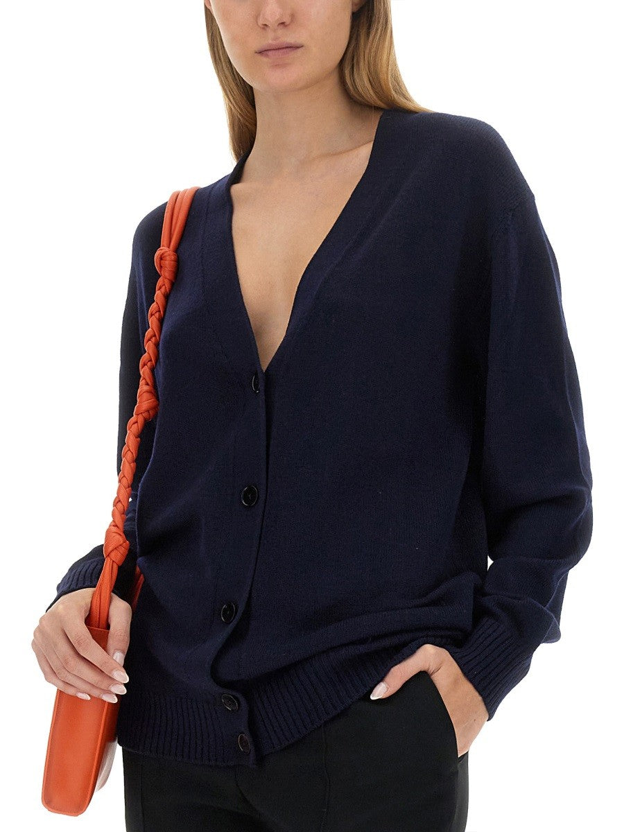 JIL SANDER WOOL CARDIGAN