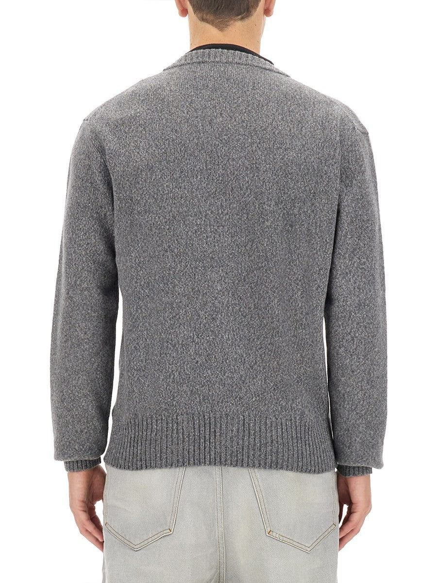 AMI PARIS WOOL CARDIGAN