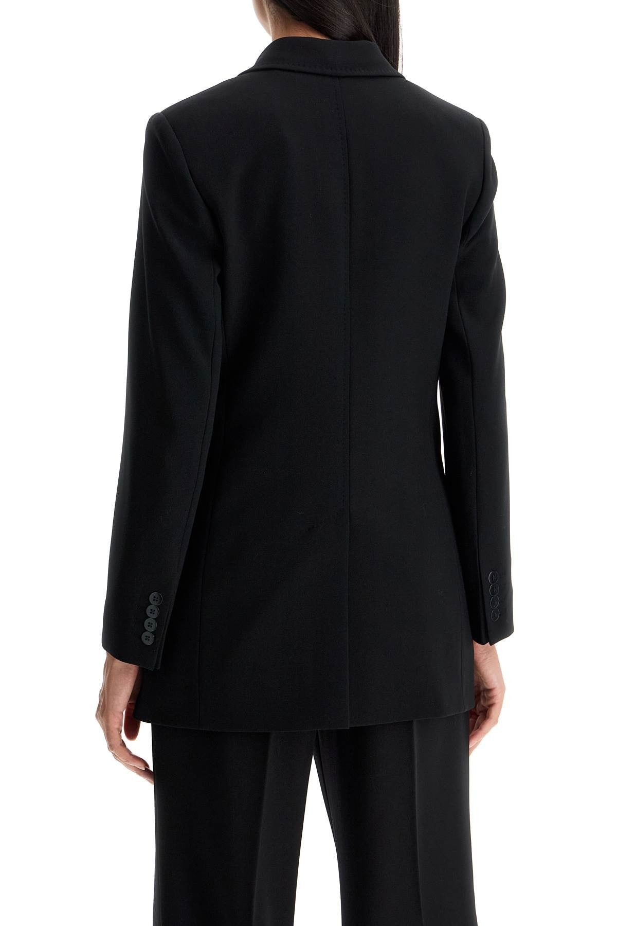 MAX MARA STUDIO wool crepe blazer with t