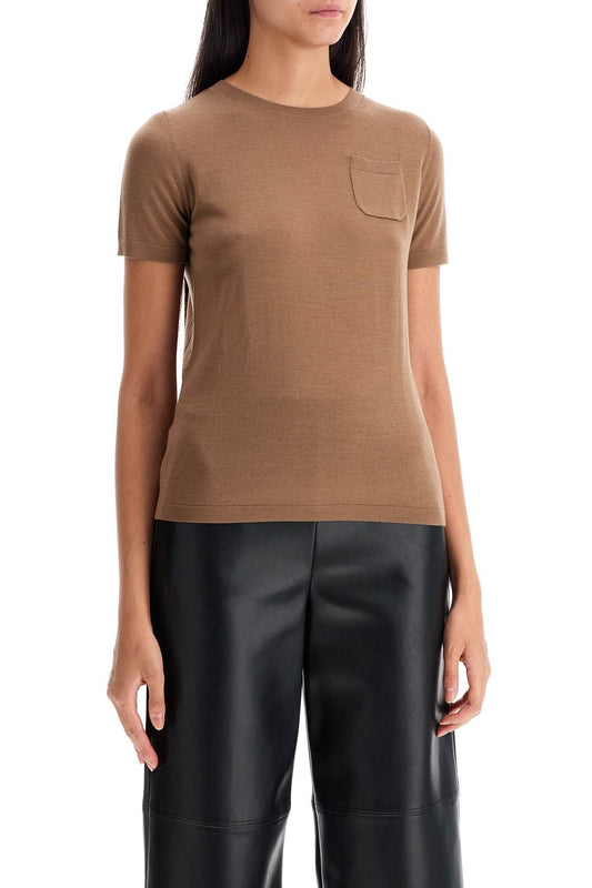 'S MAX MARA wool crewneck t-shirt made of