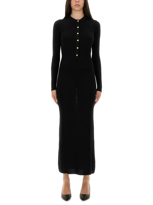 Versace WOOL DRESS WITH BUTTONS