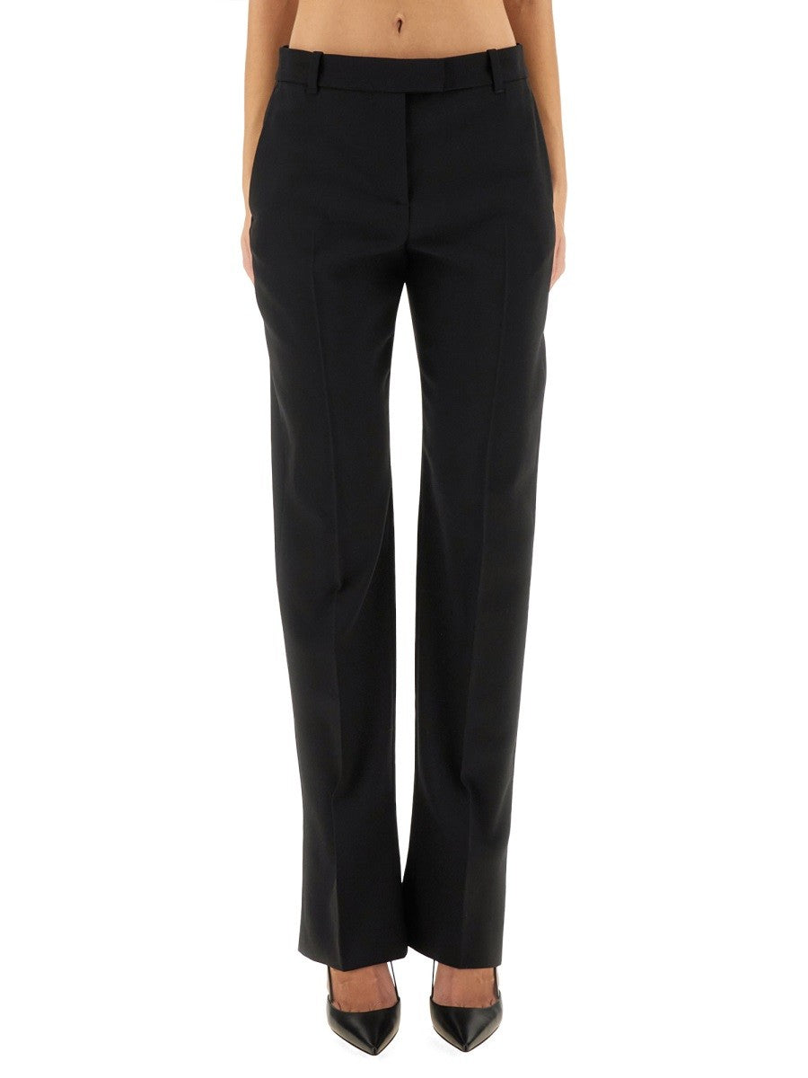 Alexander Mcqueen WOOL GABARDINE TAILORED PANTS