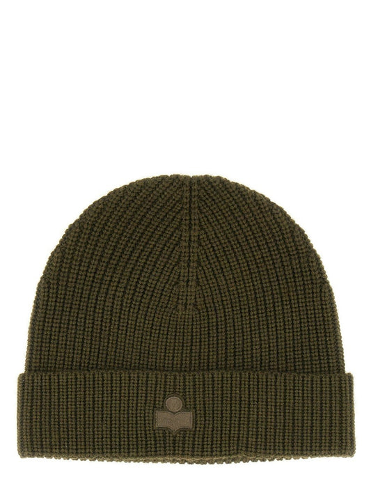 Isabel Marant WOOL HAT WITH LOGO PATCH