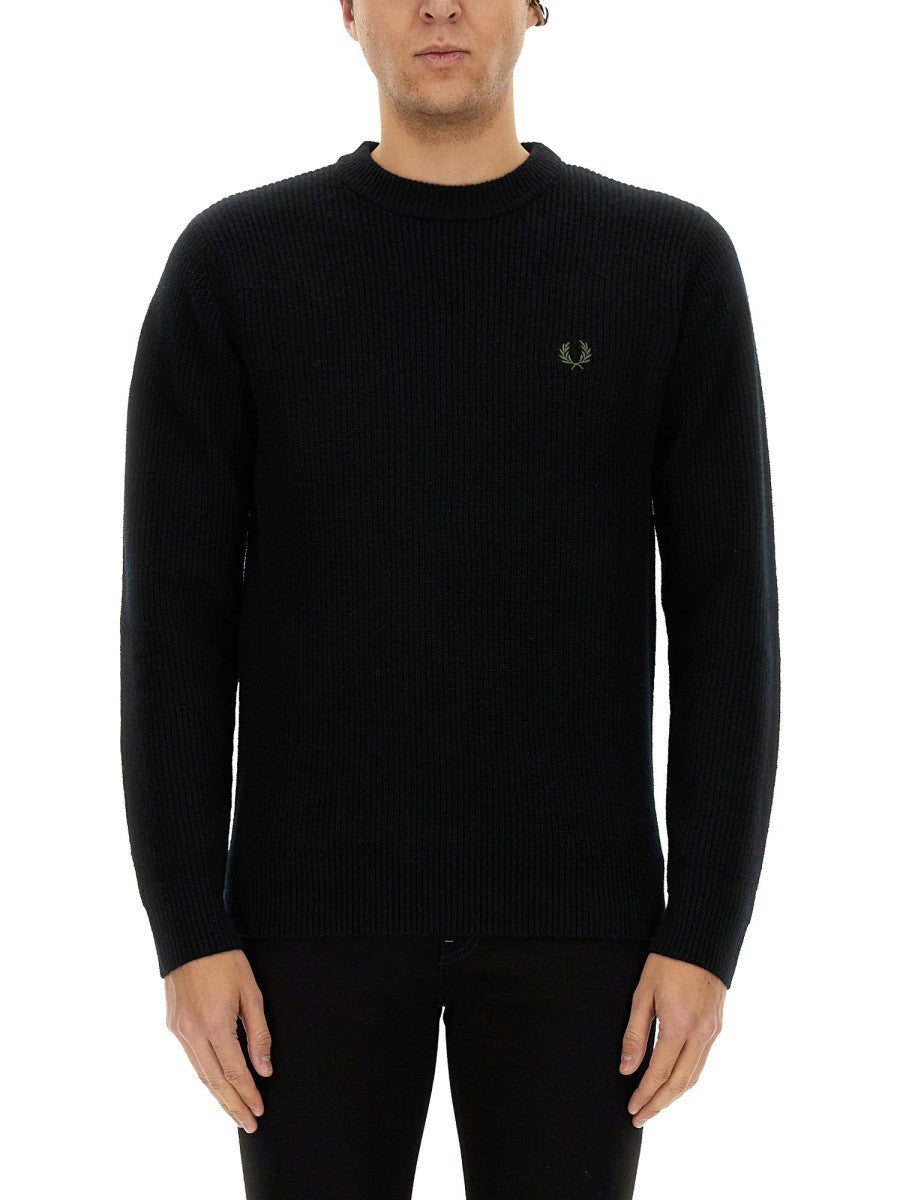 FRED PERRY WOOL JERSEY.