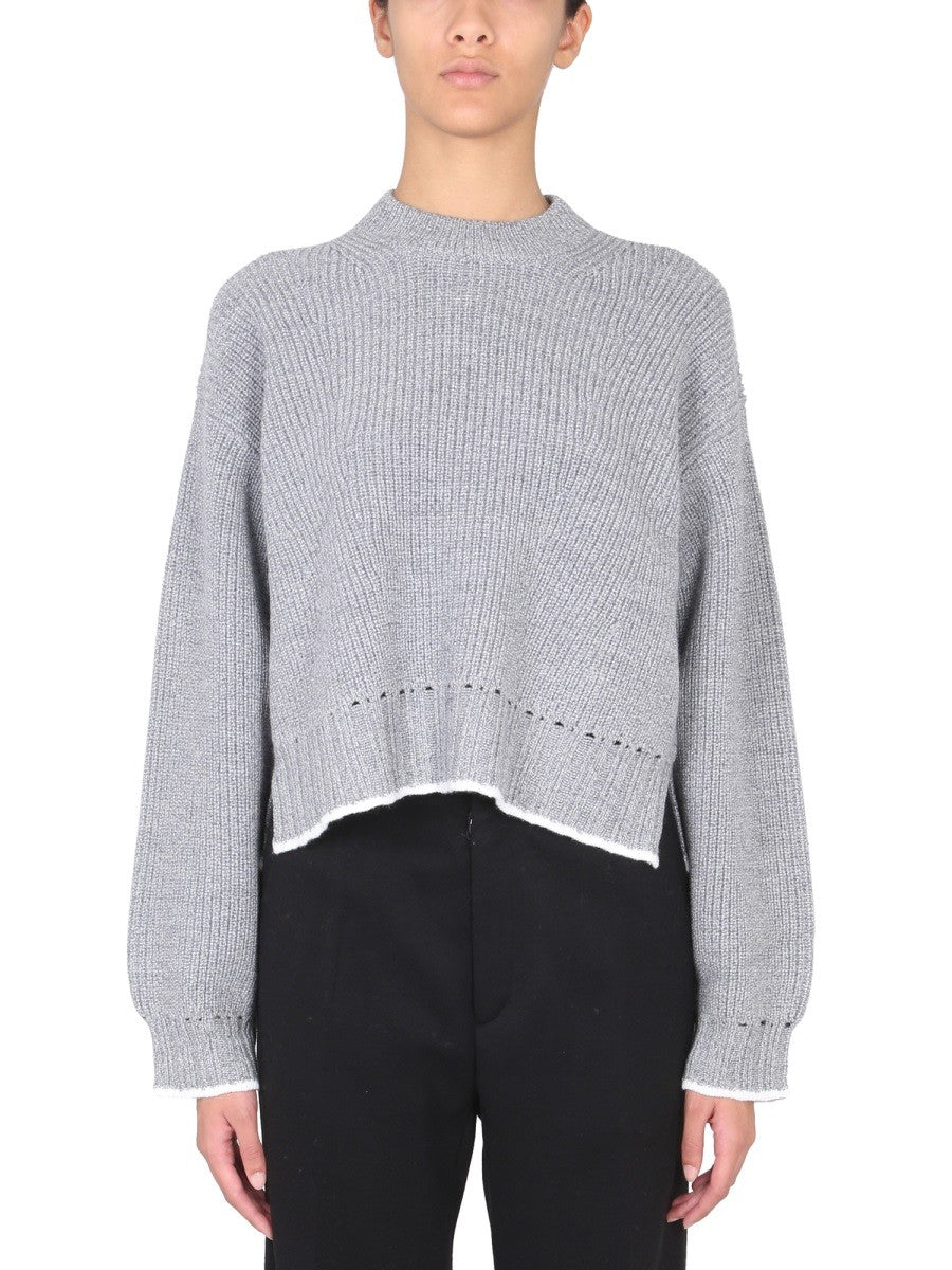 PROENZA SCHOULER WHITE LABEL WOOL JERSEY.