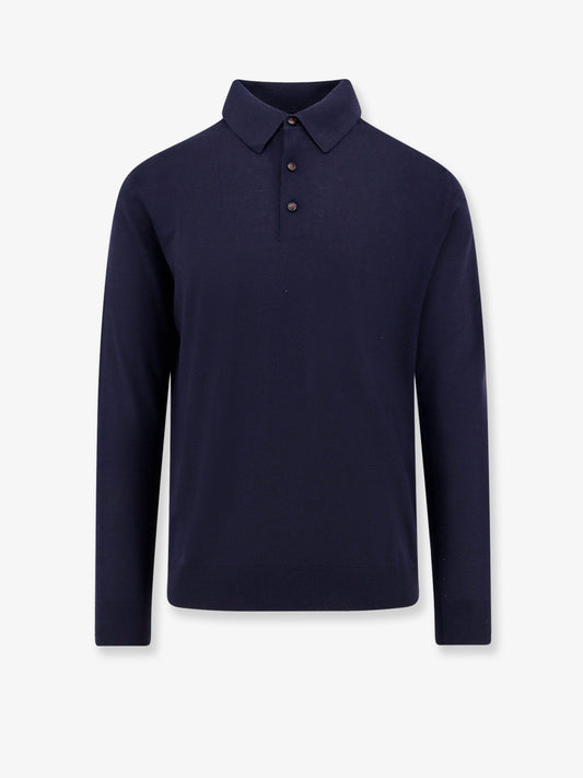 KITON CIRO PAONE Wool polo shirt