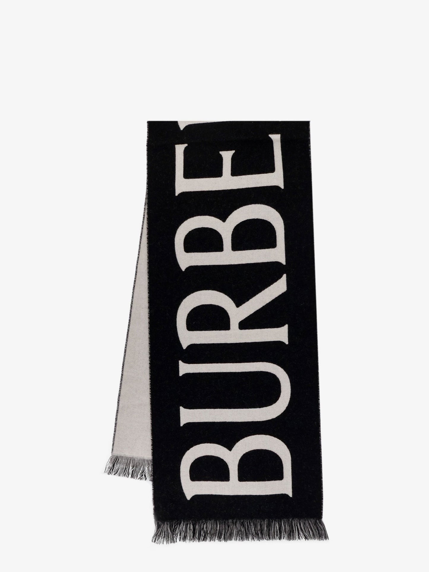 Burberry Wool scarf with lettering logo