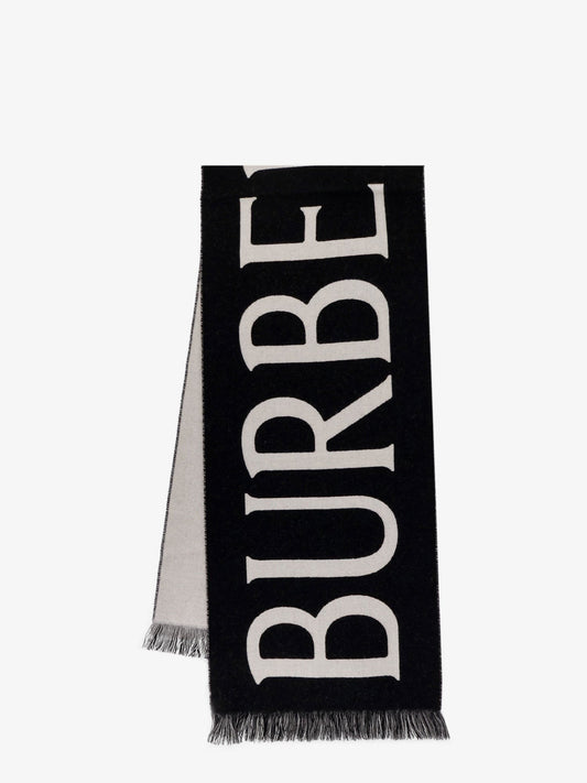 Burberry Wool scarf with lettering logo