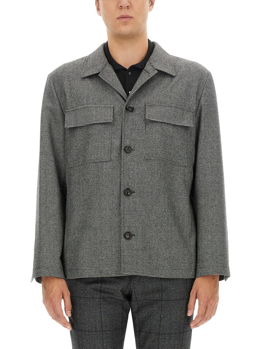 Lardini WOOL SHIRT