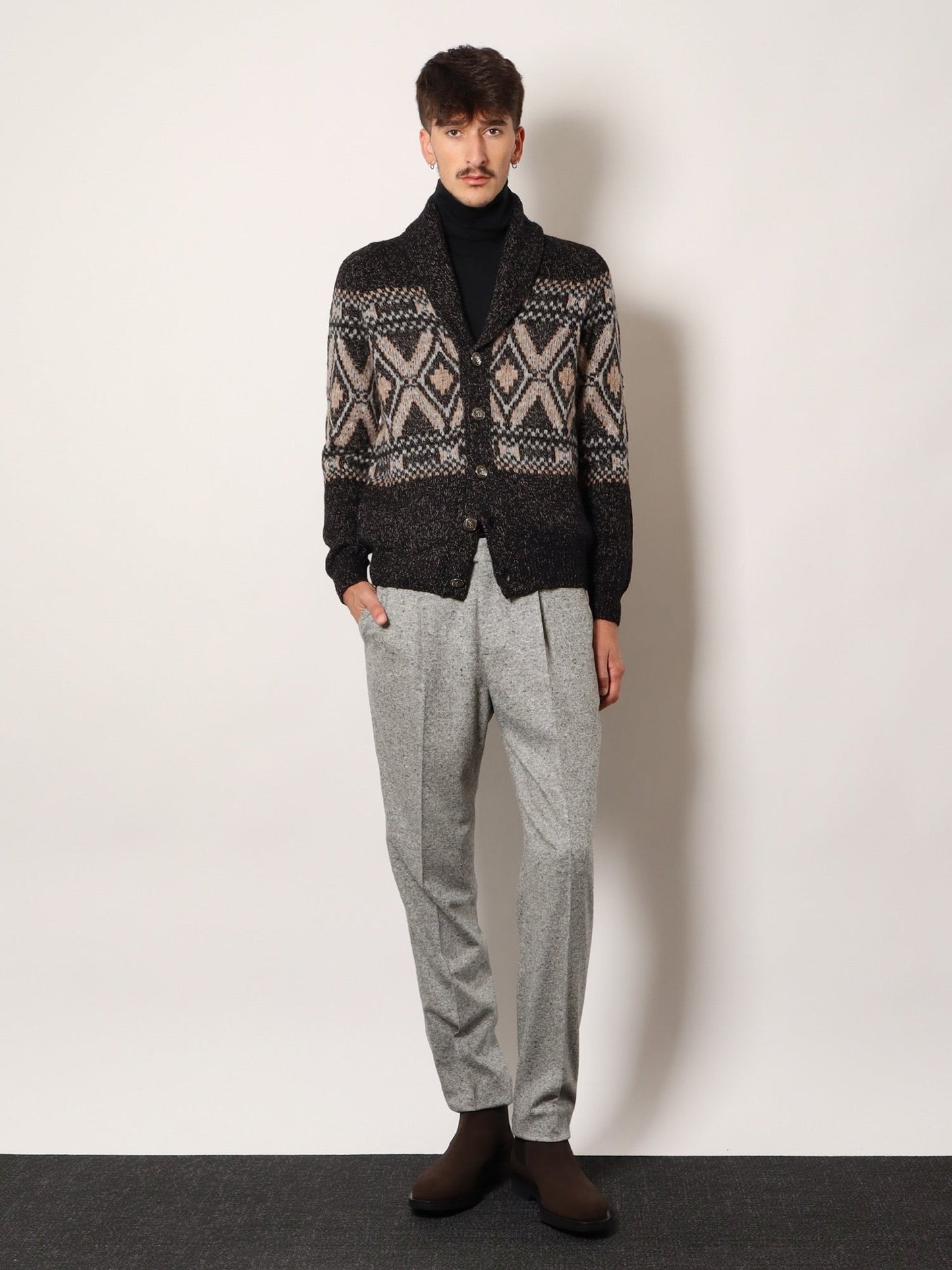 Brunello Cucinelli Wool, silk and cashmere cardigan