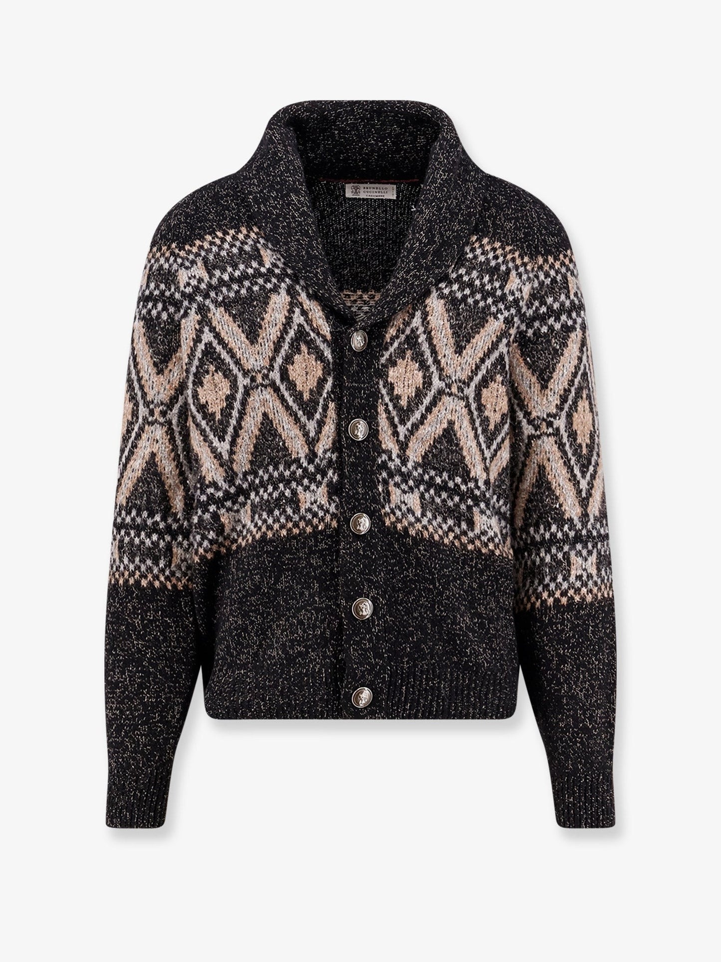 Brunello Cucinelli Wool, silk and cashmere cardigan