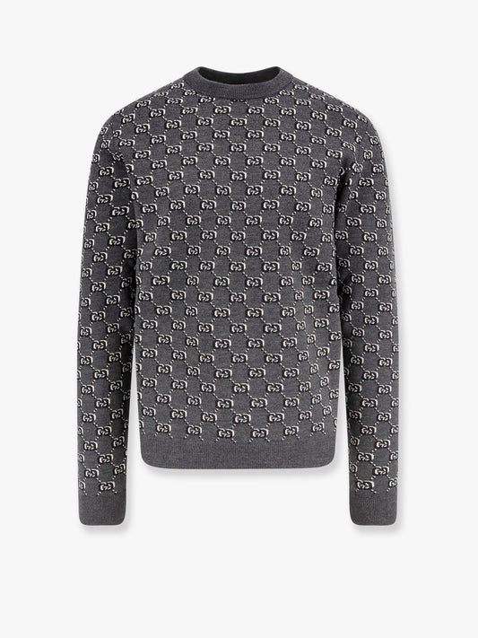 Gucci Wool sweater with all-over gg motif