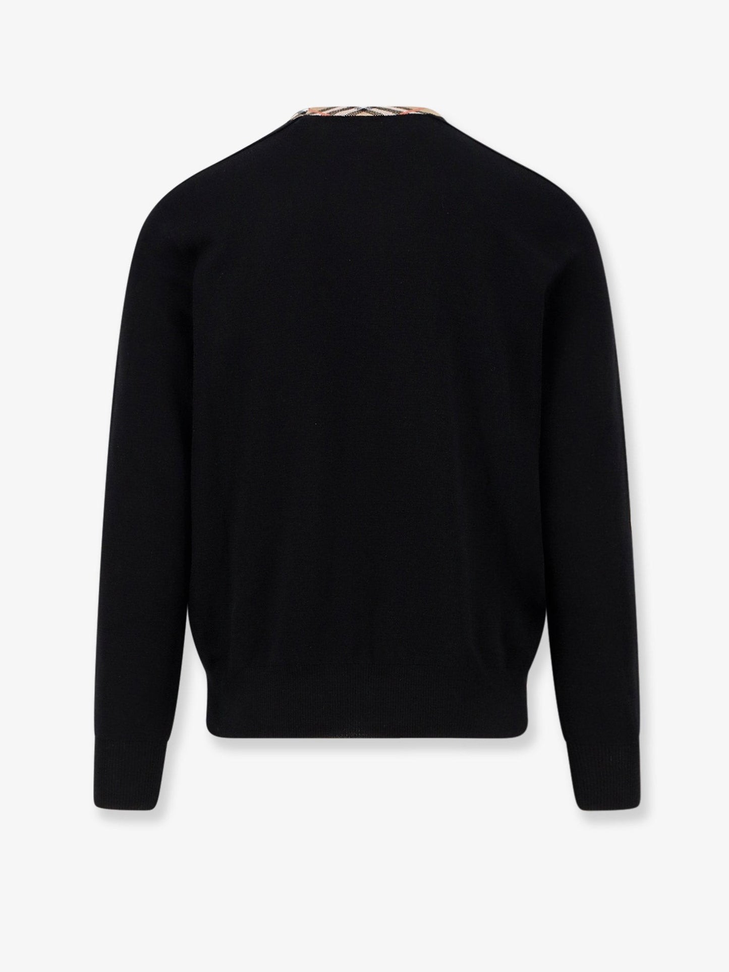 Burberry Wool sweater with Check profiles