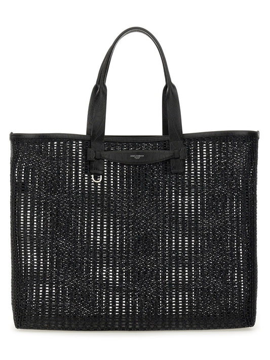 Dolce & Gabbana WOVEN MESH SHOPPING BAG