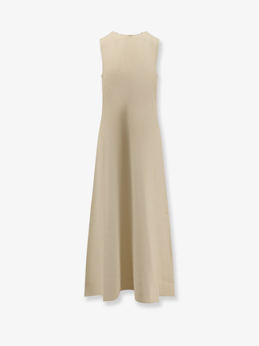 TOTEME Woven Stripes viscose long dress