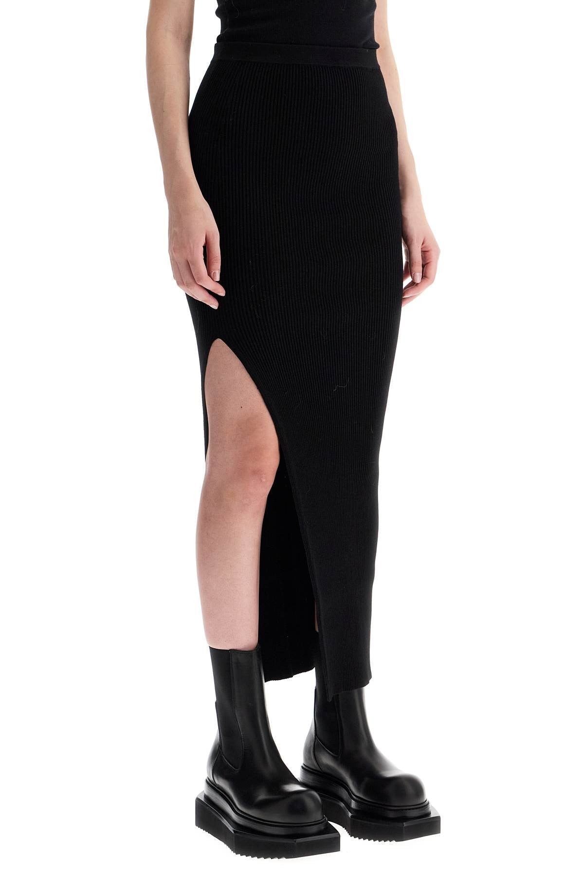 RICK OWENS 'ziggy knit skirt